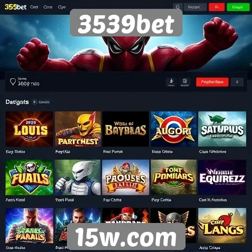 Comparativo de jogos disponíveis na 3539bet