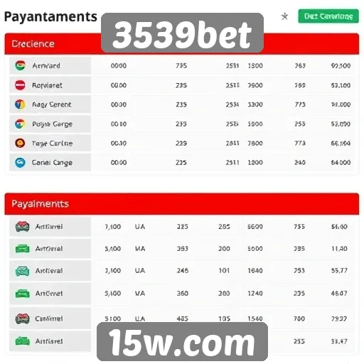 Estudo sobre as opções de pagamento disponíveis na 3539bet