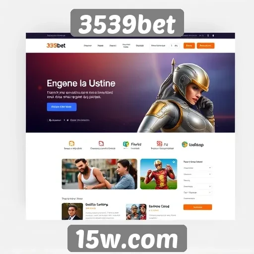 Usabilidade e design do site 3539bet