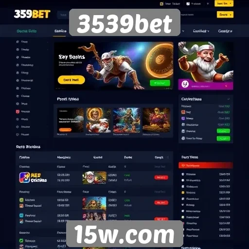 Análise da interface de usuário do site 3539bet